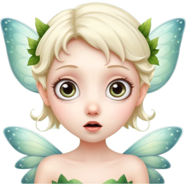 surprised fairy emoji