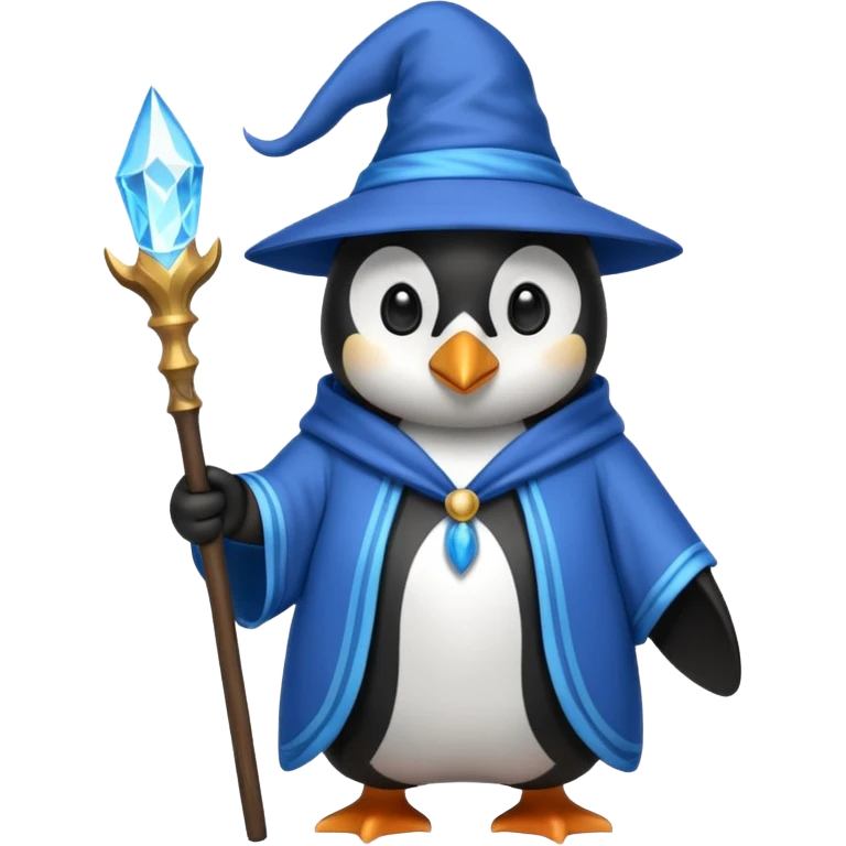 Penguin Wizard emoji