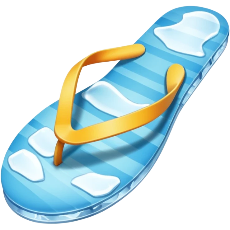 ice flip flop emoji