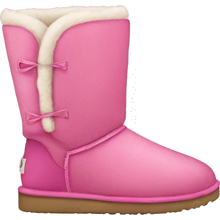 Pink ugg boots emoji