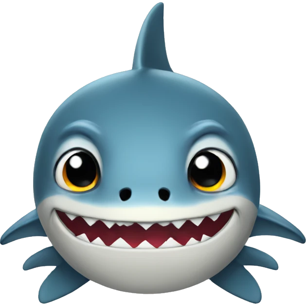 sad shark emoji