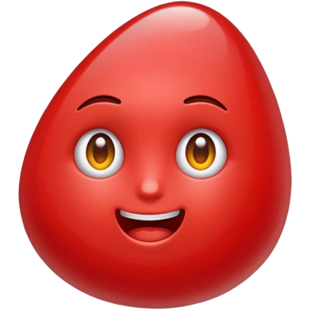 Emoji de una piedra rubí rojo emoji