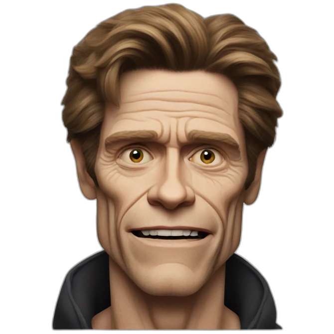 Willem Dafoe no wrinkles emoji