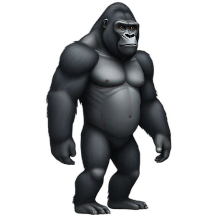 gorilla full body emoji