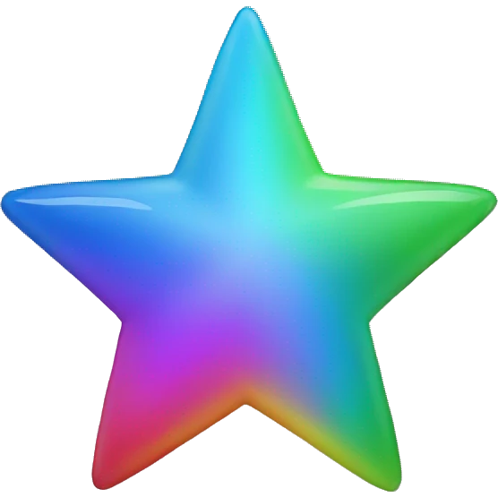 rainbow star emoji