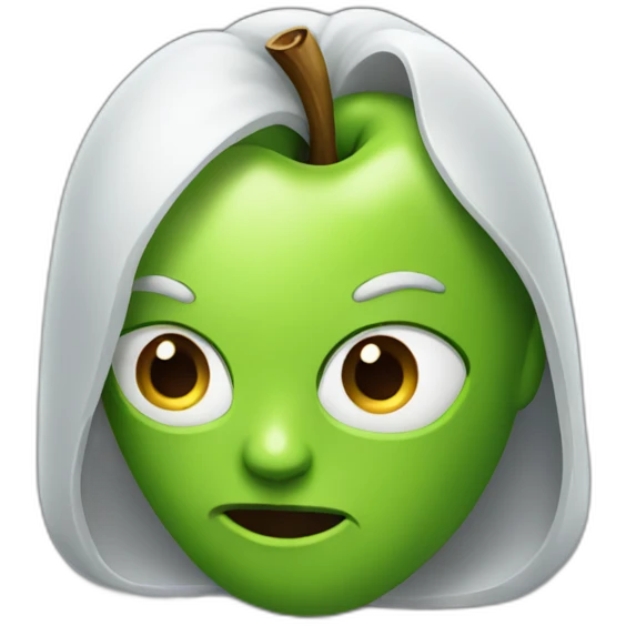 apple-eating-android emoji
