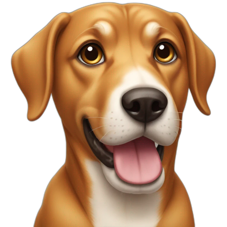 Caramel dog emoji