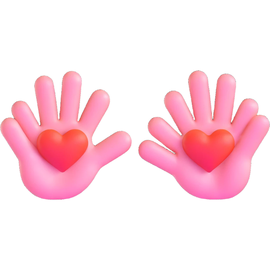 cat paw making Korean finger heart gesture, two paw fingers forming small heart shape, soft fur texture, warm lighting, kawaii aesthetic, minimal clean composition emoji