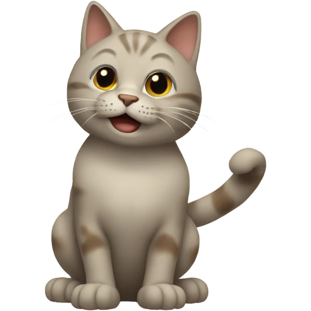 cat shaking its butt emoji