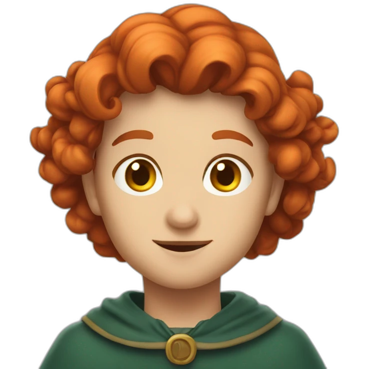 Sorcière rousse emoji