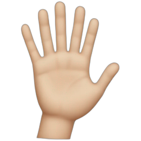Hand emoji