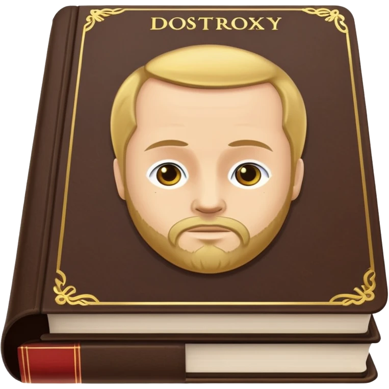 Dostoyevsky book emoji