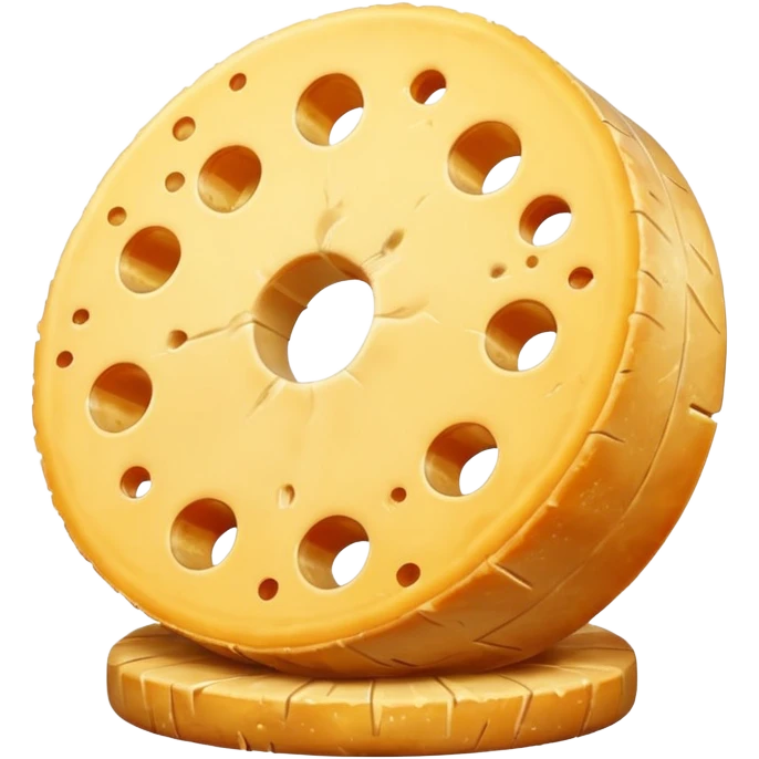 Cheese wheel italian  emoji