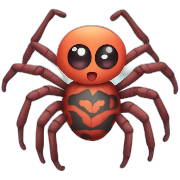 cozy cute spider emoji