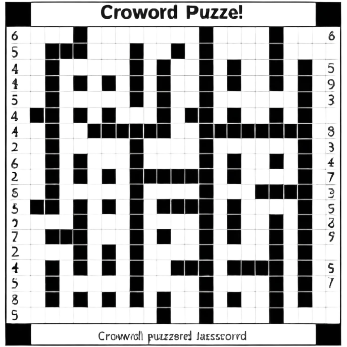 part of a newspaper crossword emoji