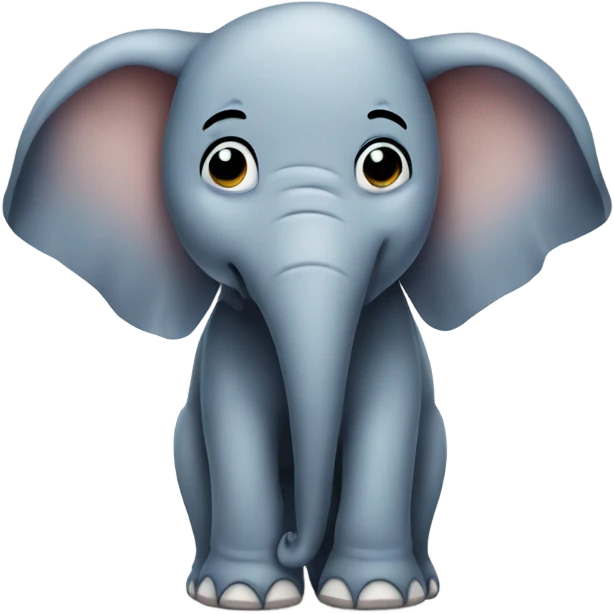 Elephant really sad crying  emoji