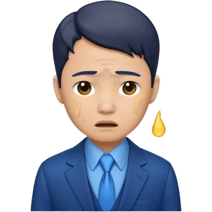 detective, asian, crying, bluye emoji