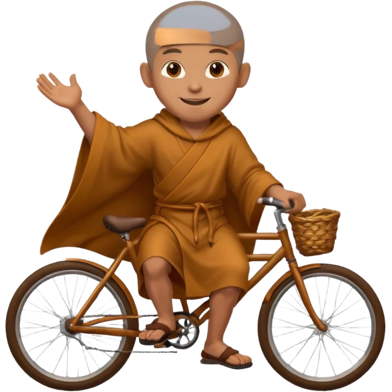 monk on bike emoji