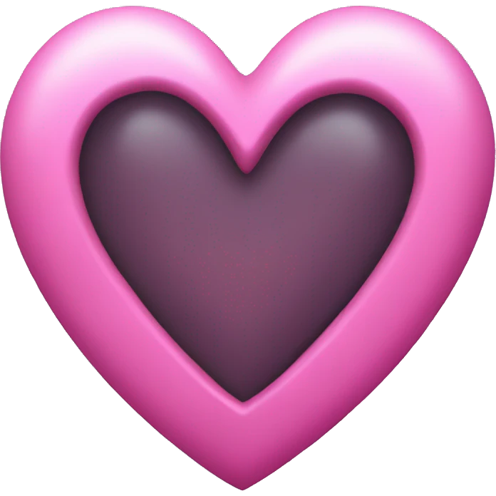 Pink hearth  emoji