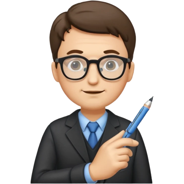 Sticker “men teacher planning day” emoji