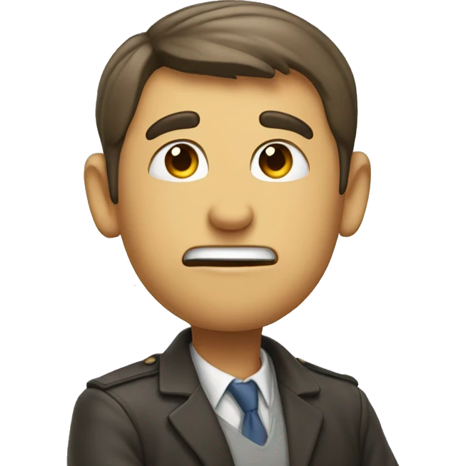 man pointing at his head symbolizing that he is smart  emoji