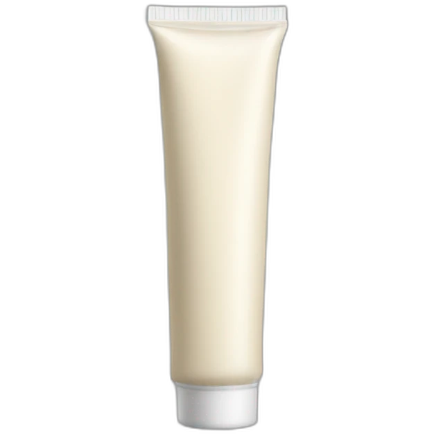 cream tube emoji