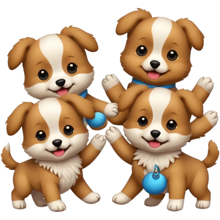 Perritos bailando emoji