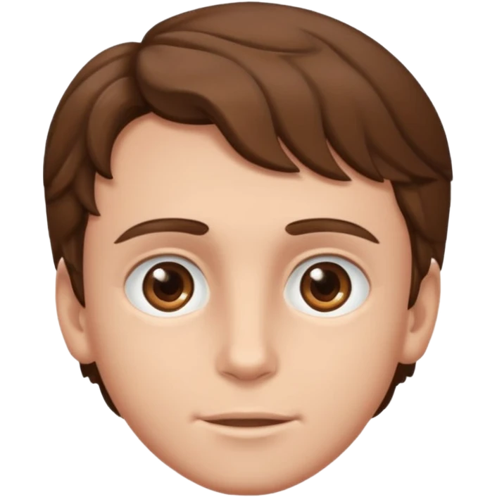 a boy with hazel eyes and wavy brown hair and a humungos forehead like huuuuuuuuuuuuuge bigger than mia khalifa emoji