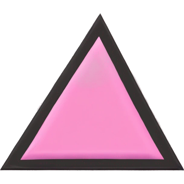 Pink flag triangle  emoji
