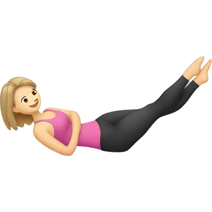 Dos amigas haciendo pilates  emoji