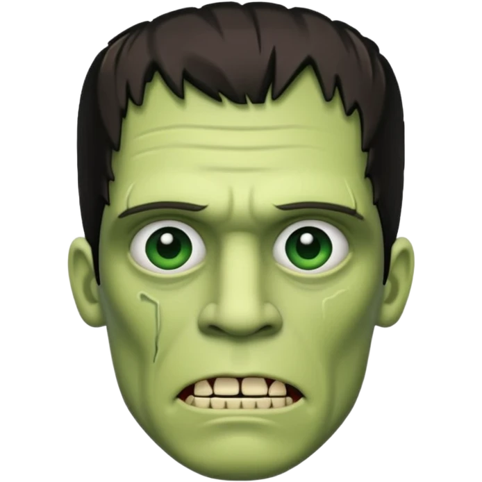 Frankenstein face emoji