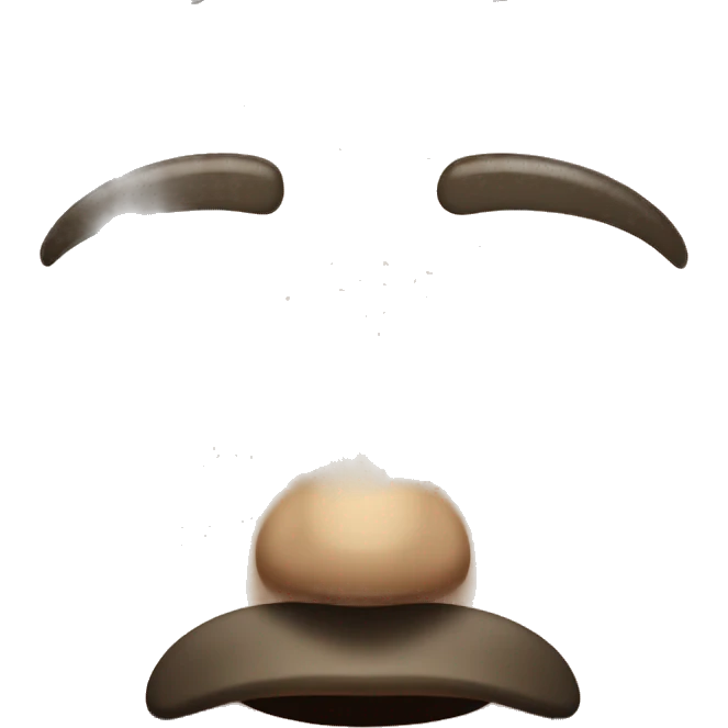 homme avec des concombres sur les yeux  emoji