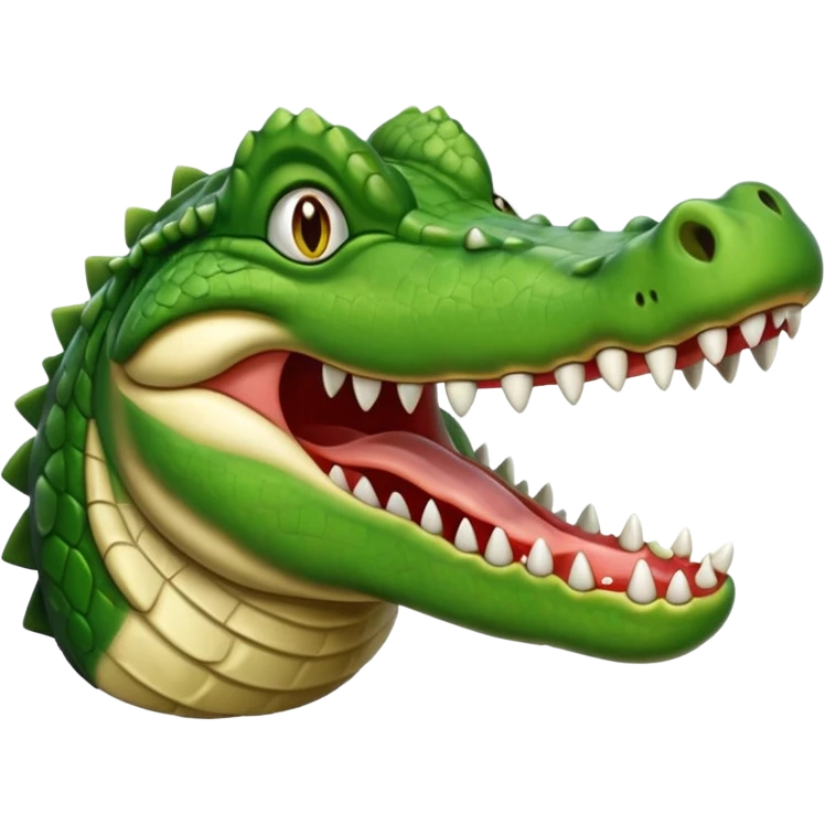 drooling crocodile emoji emoji