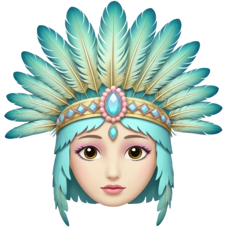 Pastel headdress emoji