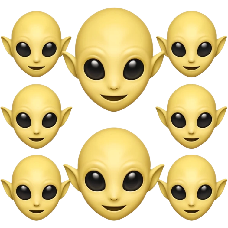 yellow alien emoji