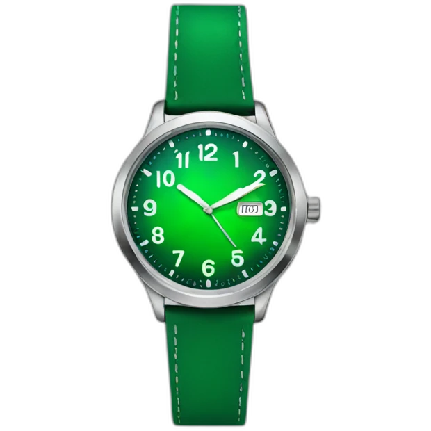 green watch emoji