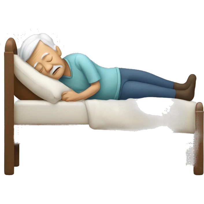 Old person sleeping emoji