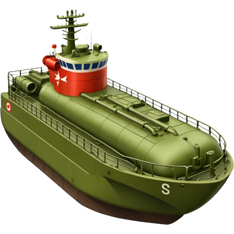 create an ultra realistic american modern spg tanker emoji