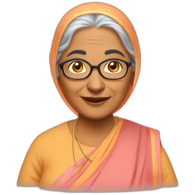 Aunty ji emoji
