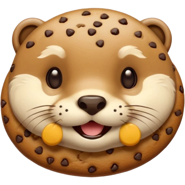otter cookie emoji