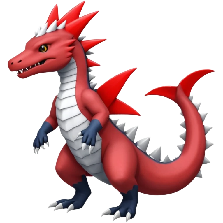 Salandit-Garchomp-Zangoose-Fusion (full body) emoji