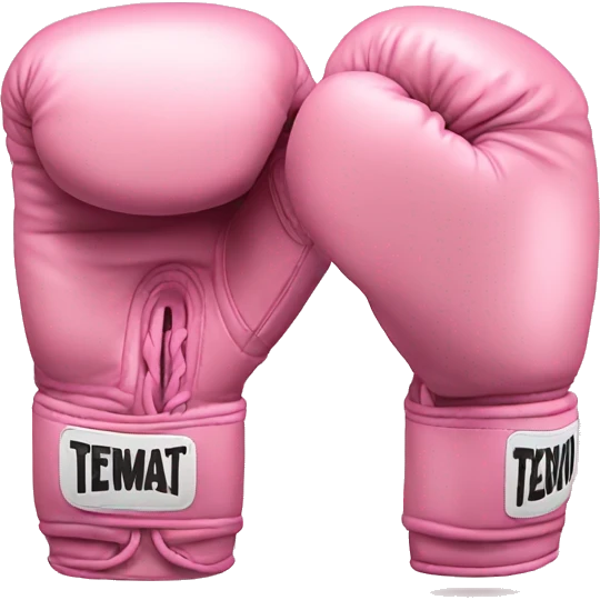 light pink boxing gloves  emoji