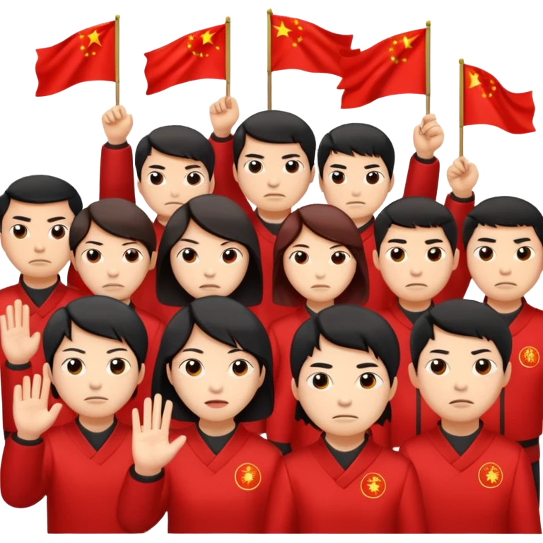 Chinese nationalistic mobilization against Japan emoji
