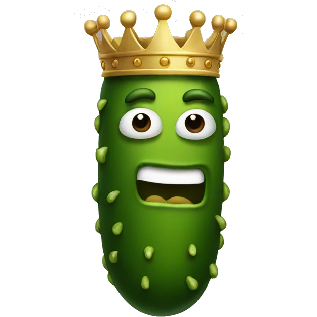 King pickle emoji