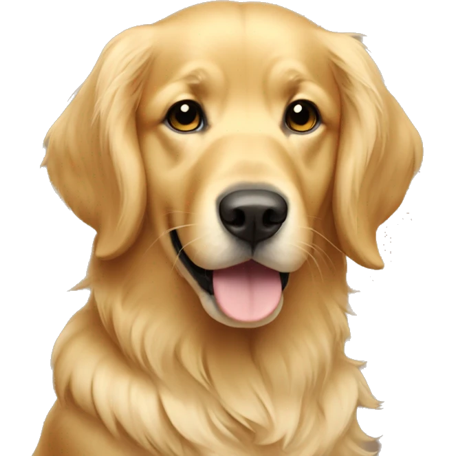golden retriever girl emoji