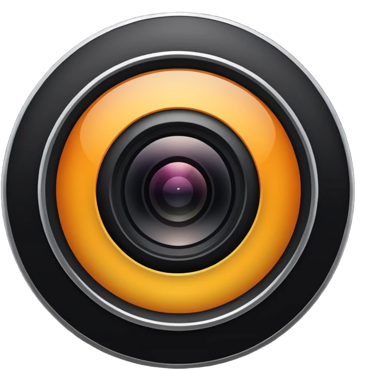 create a black hail camera aperture emoji emoji