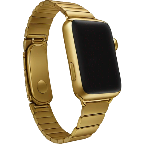 Gold apple watch emoji