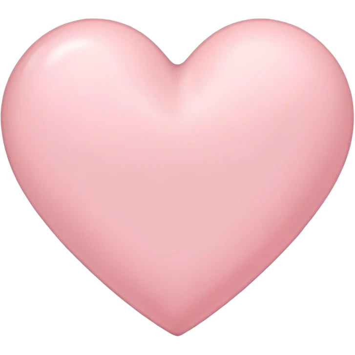 pale pink heart emoji