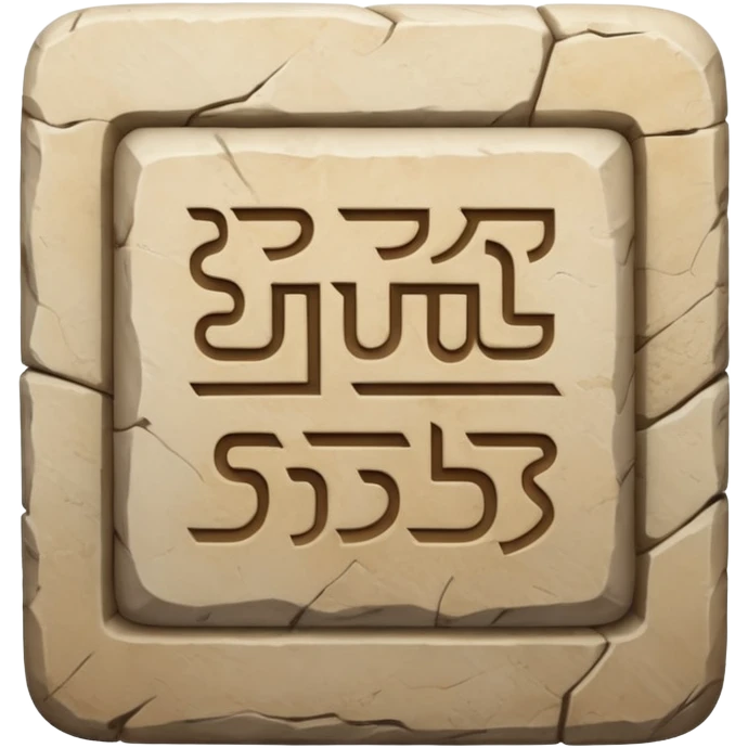 The inscription is in Hebrew חיה emoji