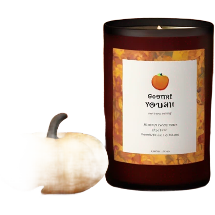 autumn vibe candle emoji